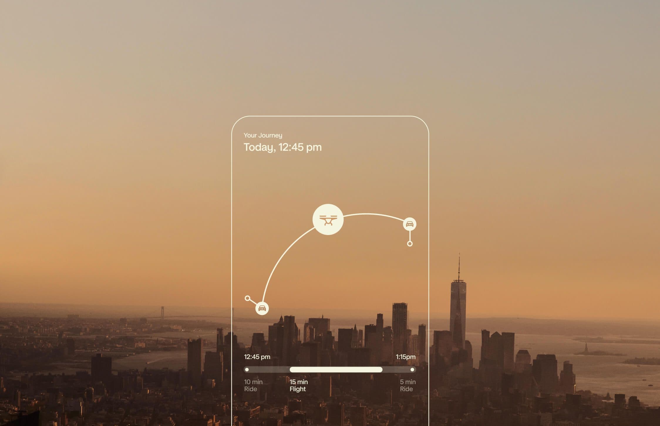 Seamless door to door travel, all from a few taps on our app.